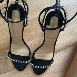 Christian Louboutin heeled sandals with spikes